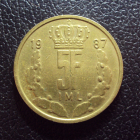 Люксембург 5 франков 1987 год.