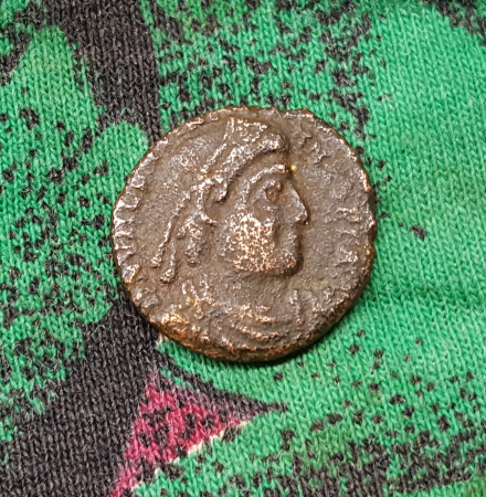 Римской империи - Фоллис Античная монета Оригинал. Редкая
