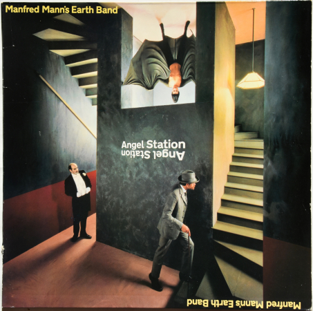 Manfred Mann's Earth Band "Angel Station" 1979 Lp + Poster  
