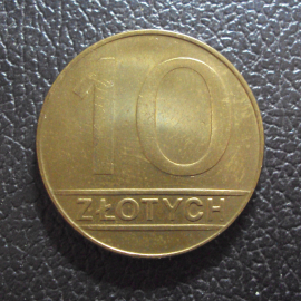 Польша 10 злотых 1990 год.