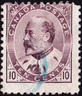 Канада 1903 год . King Edward VII , 10 c . Каталог 28 £
