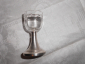 НЕОГОТИКА.Старин.РЮМКА-МУХА: РОМЕР/РЁМЕР-МАЛЮТКА,стекло, латунь в серебрении, БАХМЕТЬЕВ 1850-1870е - вид 3