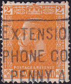 Новая Зеландия 1916 год . King George V 2d . Каталог 0,50 € (2)