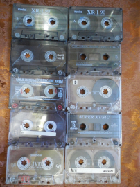 10 штук кассет разных (Konica , ЕСР, Raks, Watson, GoldStar, NoName) одним лотом.