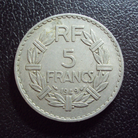Франция 5 франков 1949 год.