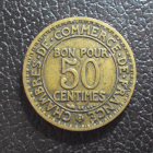 Франция 50 сантимов 1922 год.