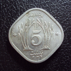 Пакистан 5 пайс 1974 год.