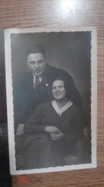 Фото старое. Счастливая пара. 1934 г.