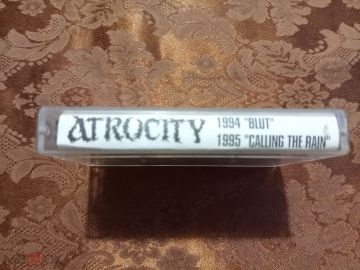 Кассета аудио ATROCITY 1."Blut" 1994; 2."Calling The Rain" 1995. (Подробно в описании)