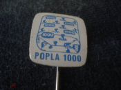 Знак POPLA 1000. Раритет.