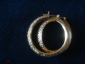 Серьги-кольца  "золотые" - вид 1