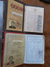 Комсомольский билет + партийный билет в обложках на одного человека.