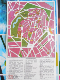 Таллин. План центральной части города.