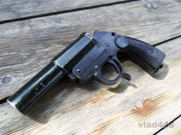 LP-34. ERMA-ERFURT. Сигнальный пистолет / Ракетница. Германия, 1942г. №7286j.