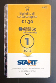 Билет автобус троллейбус Италия Римини 2016