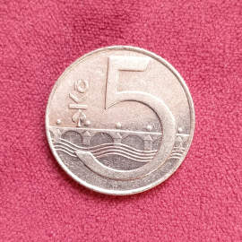 1993 год Чехия 5 крон