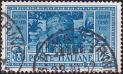 Италия 1932 год . Могила Гарибальди в Капрере . Каталог 5,25 £ .