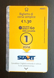 Билет автобус троллейбус Италия Римини 2017