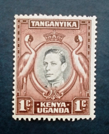 Кения Уганда Танганьика КУТ 1938 Георг VI Sc# 66 MNH