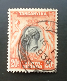 Кения Уганда Танганьика КУТ 1935 Георг V Sc# 50 Used