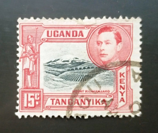 Кения Уганда Танганьика КУТ 1943 Килиманджаро Георг VI Sc# 72 Used