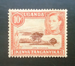 Кения Уганда Танганьика КУТ 1938 Озеро Найваша Георг VI Sc# 69 MLH