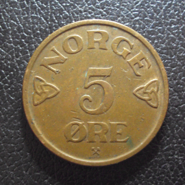 Норвегия 5 эре 1955 год.