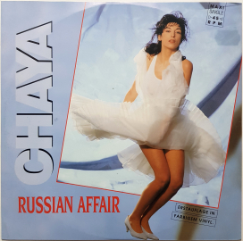 Chaya "Russian Affair" 1989 Maxi Single Clear Vinyl  