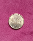 2014 год Латвия 20 центов