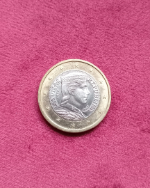 2014 год Латвия 1 евро