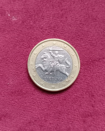 2015 год Литва 1 евро