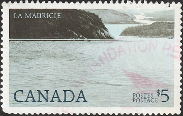 Канада 1986 год . Ла-Мориси (принтер CBN) , 5 $ . Каталог 4,50 £ . (3)
