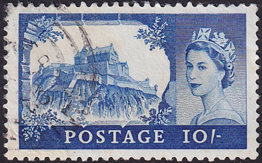 Великобритания 1968 год . Эдинбургский замок 10 s . Каталог 9,0 €