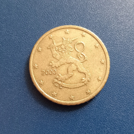 2000 год Финляндия 50 евроцентов 